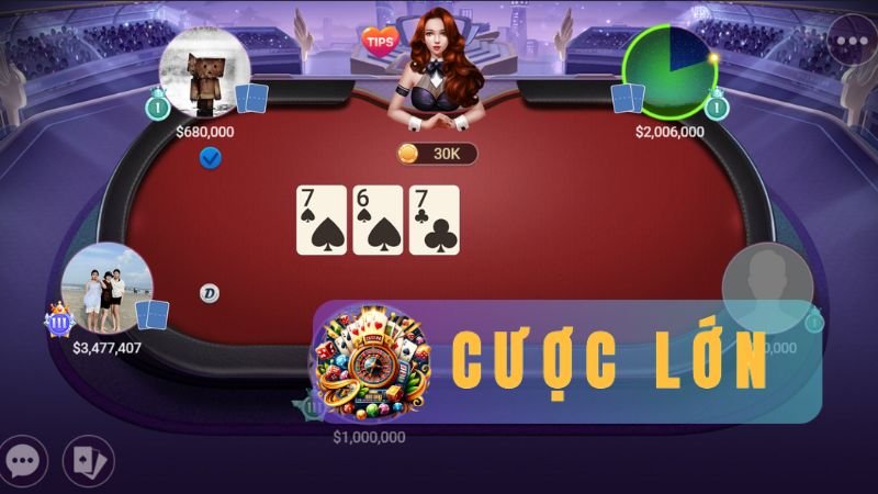 Các thao tác Bulff trong Poker