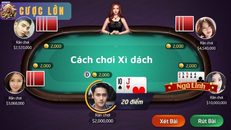 Hướng dẫn cách chơi bài xì dách